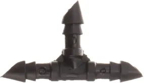 Orbit 67401-28, 25-Pack, 1/4-in Black Polyethylene Drip Irrigation Tees