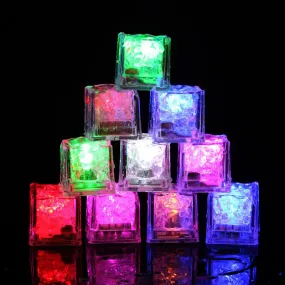 Party LED  light ice cube / colorful touch sensor night light