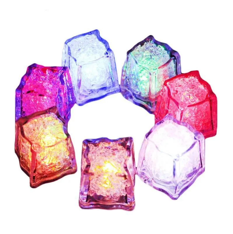 Party LED  light ice cube / colorful touch sensor night light