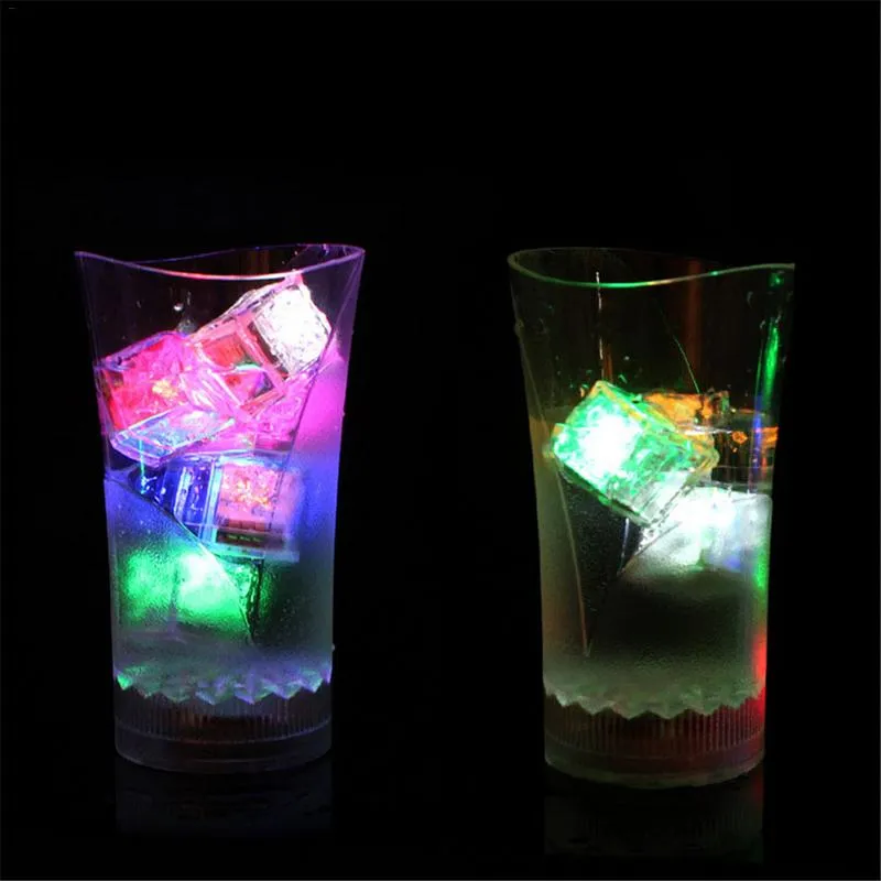 Party LED  light ice cube / colorful touch sensor night light