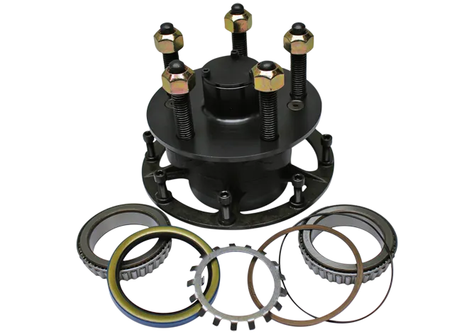 PEM Racing GN Hub Assembly, 5x5, Steel With 5/8" Studs