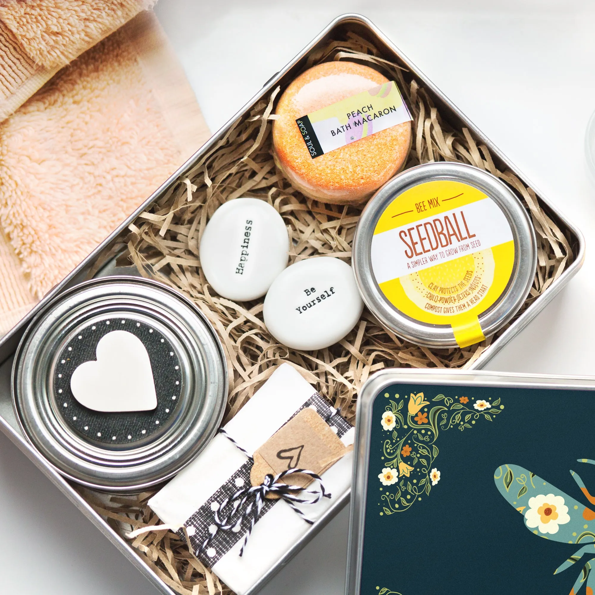 Personalised 'Bee Happy' Kindness and Relaxation Kit