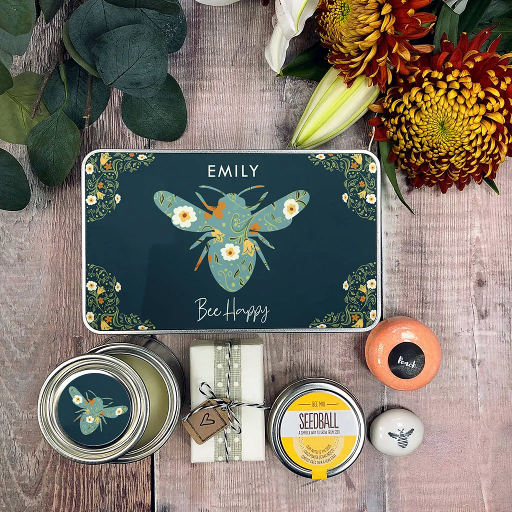 Personalised 'Bee Happy' Kindness and Relaxation Kit