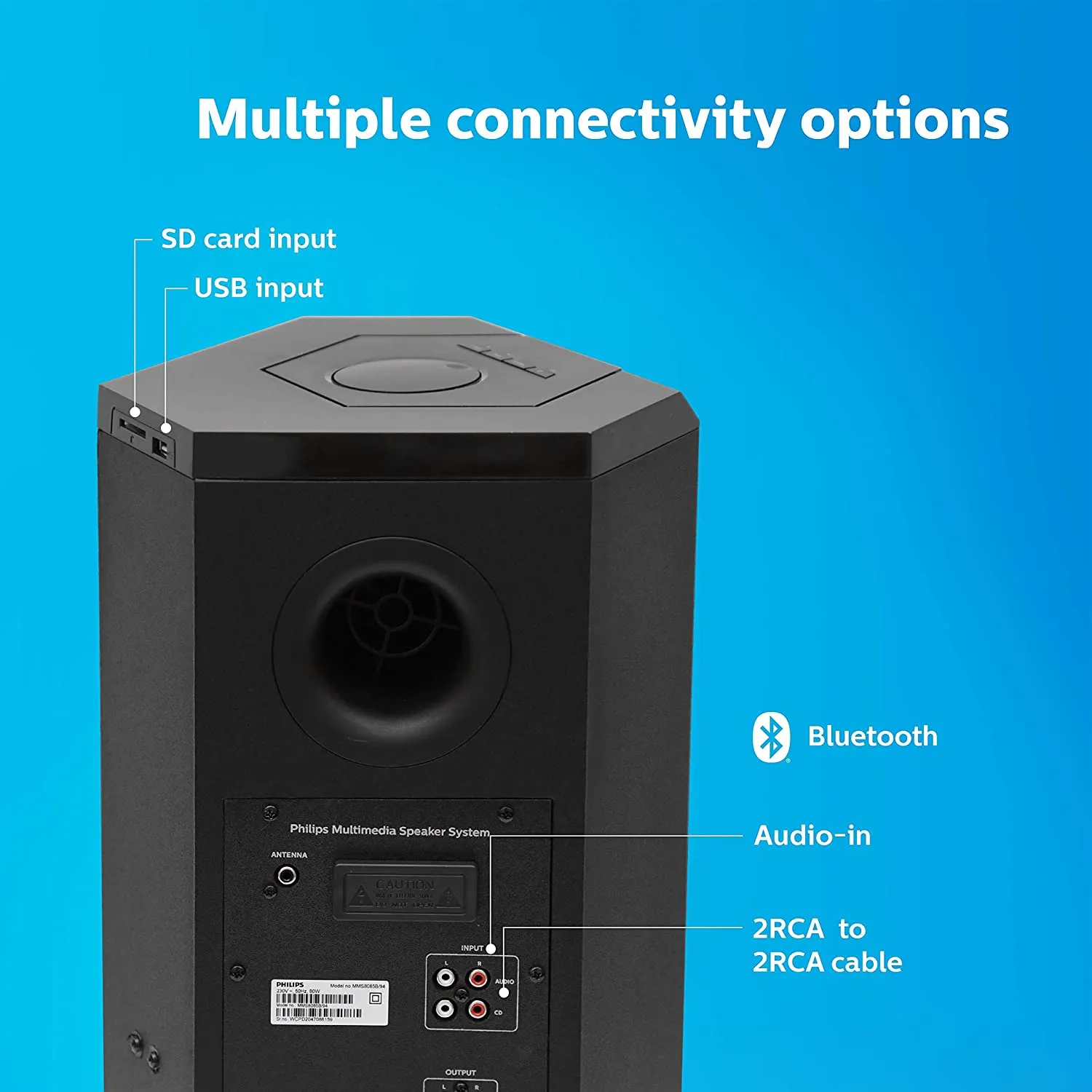 Philips Audio MMS8085B/94  2.1 Channel Home Theatre