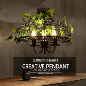 Plant chandeliers, flowers, bars, hot pot restaurants, music restaurants, barbecue bars, creative bar decoration lights