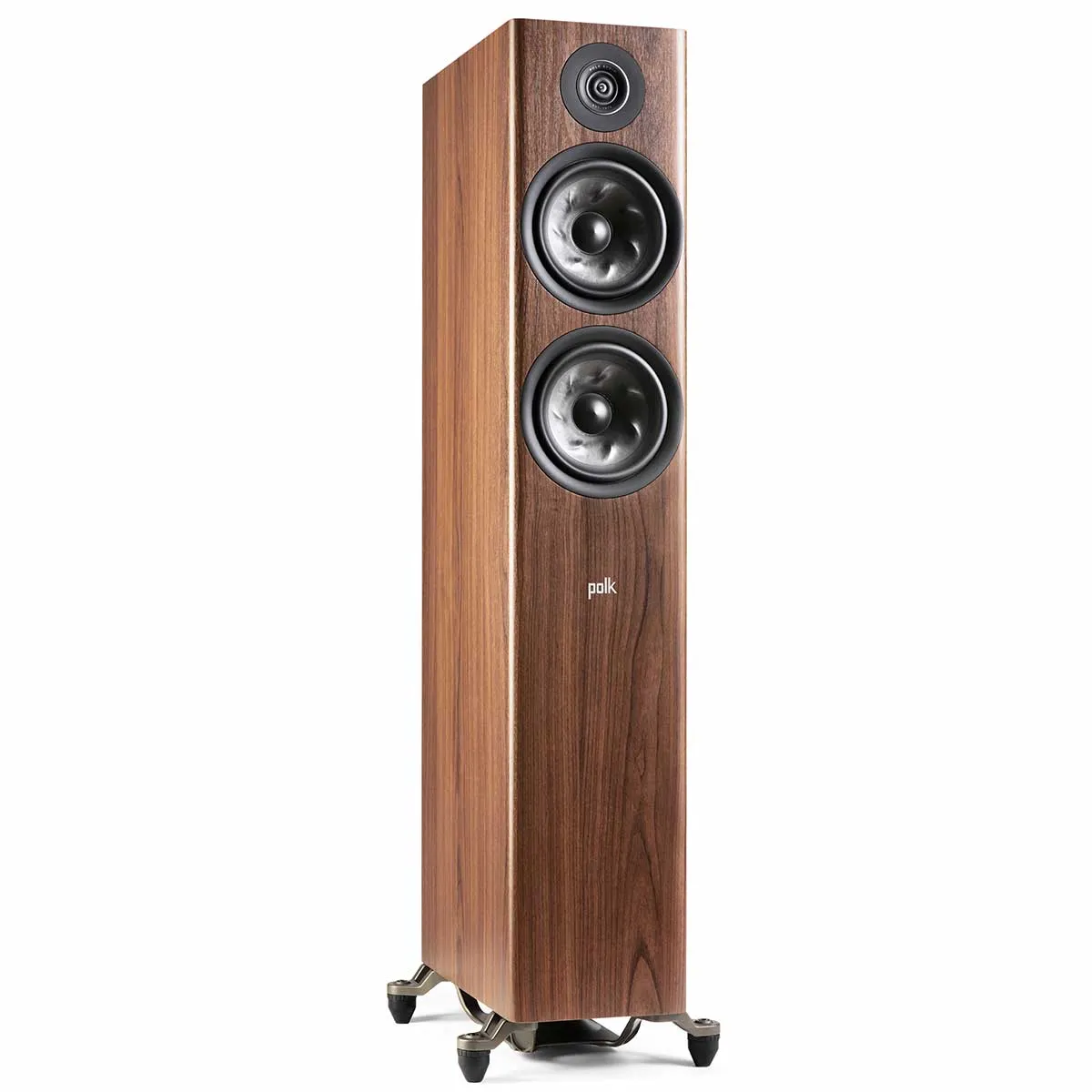 Polk OPEN BOX Audio Reserve R600 Floorstanding Speaker - Each-Walnut-Excellent Condition