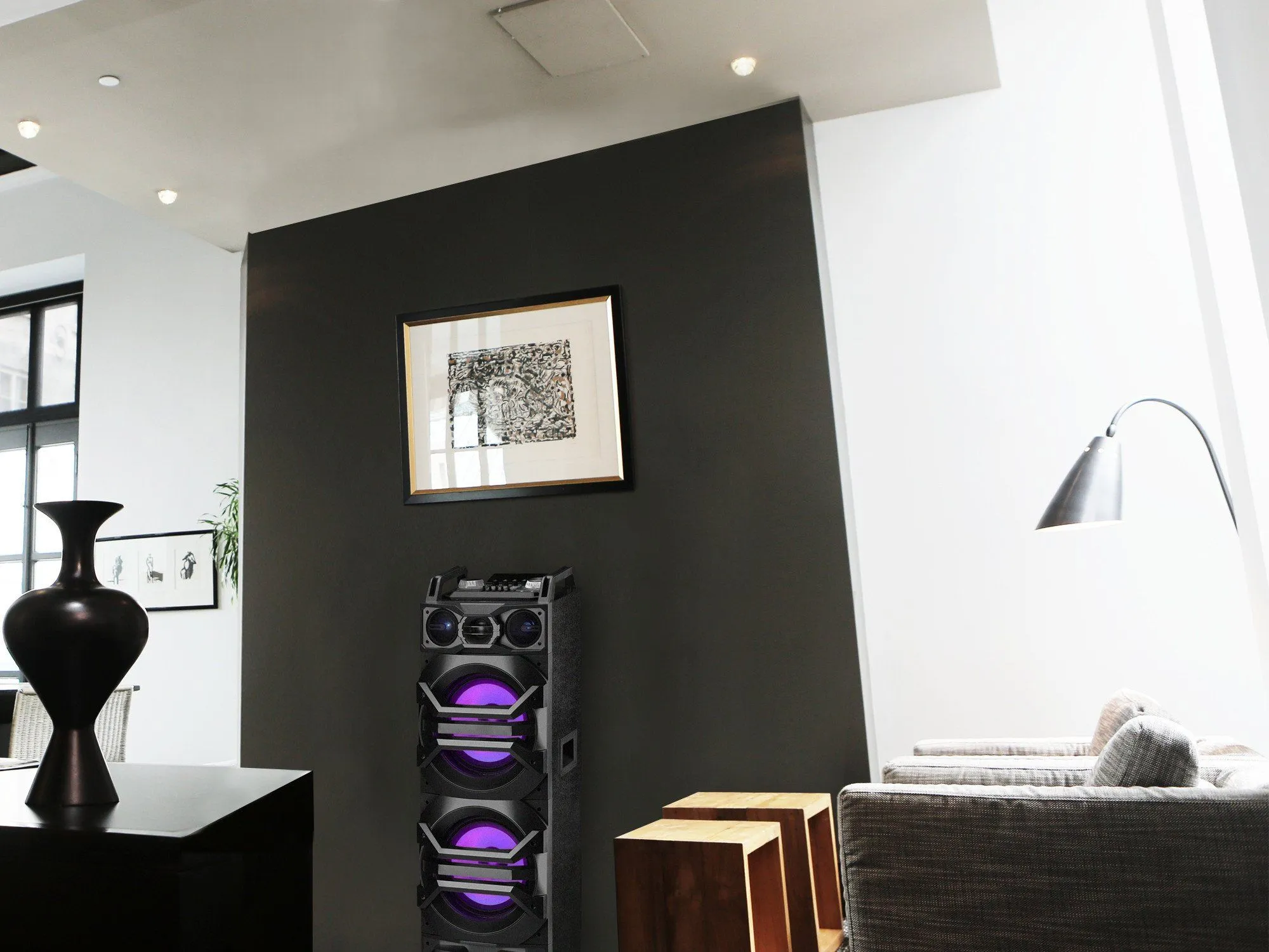 Powered 10" LED Tower Speaker