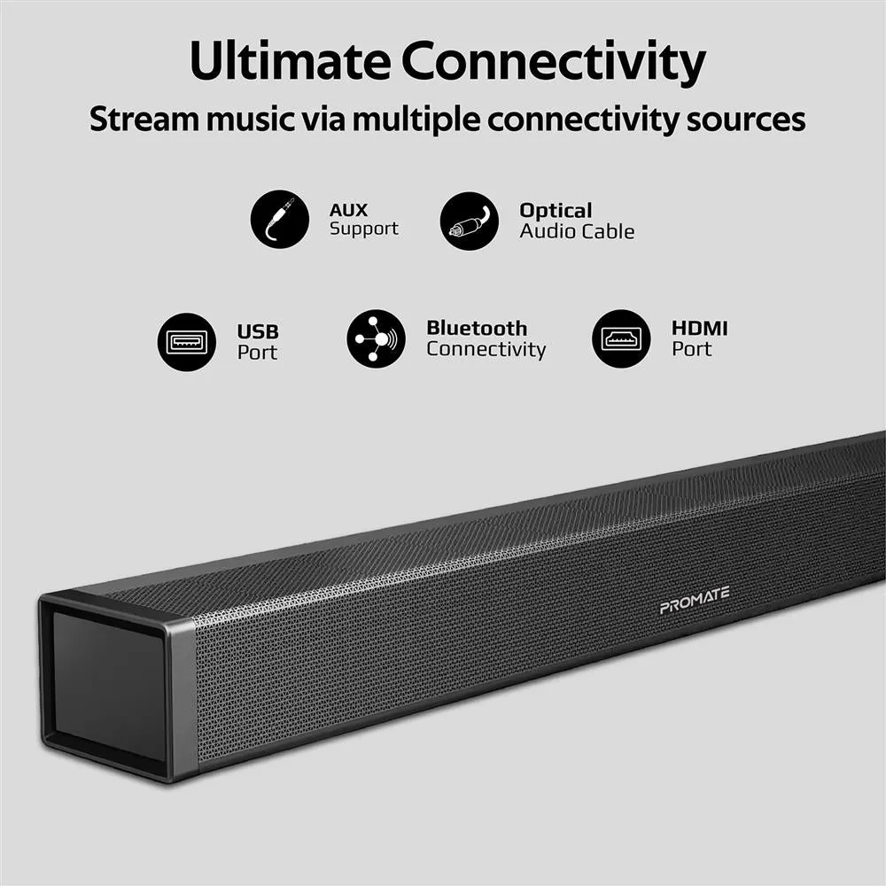 Promate BluesBar-20 Wireless Stereo SoundBar