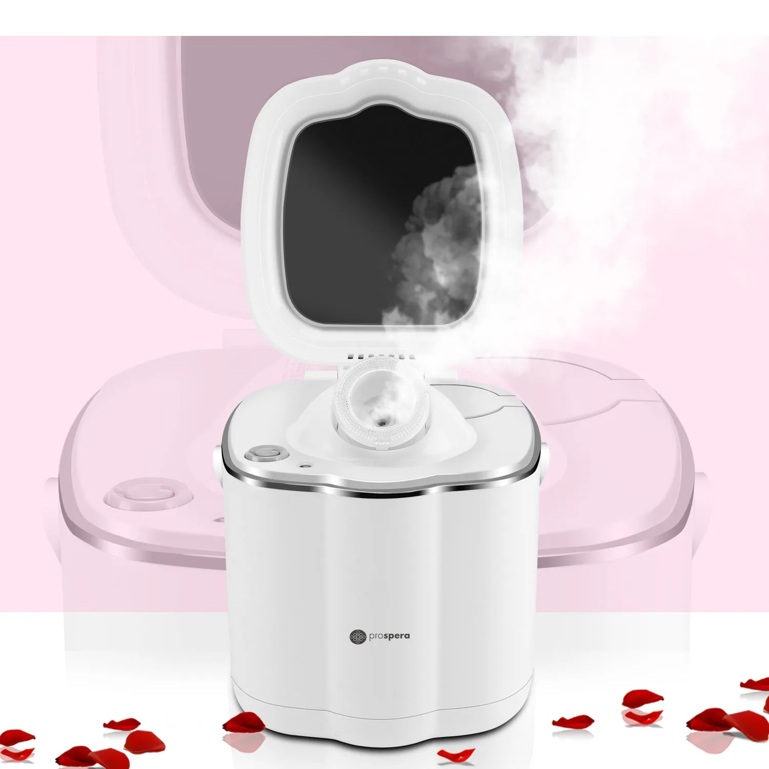 Prospera DL008 Hot Mist Nano Facial Steamer Spa Quality Home Face Humidifier for Women Men