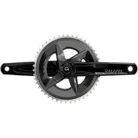 Rival AXS Bicycle Crankset with Quarq Power Meter - 175mm, 12-Speed, 48/35t Yaw, 107 BCD, DUB Spindle Interface, D1