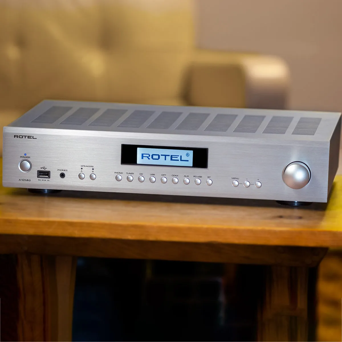 Rotel A12MKII Stereo Integrated Amplifier (Silver)