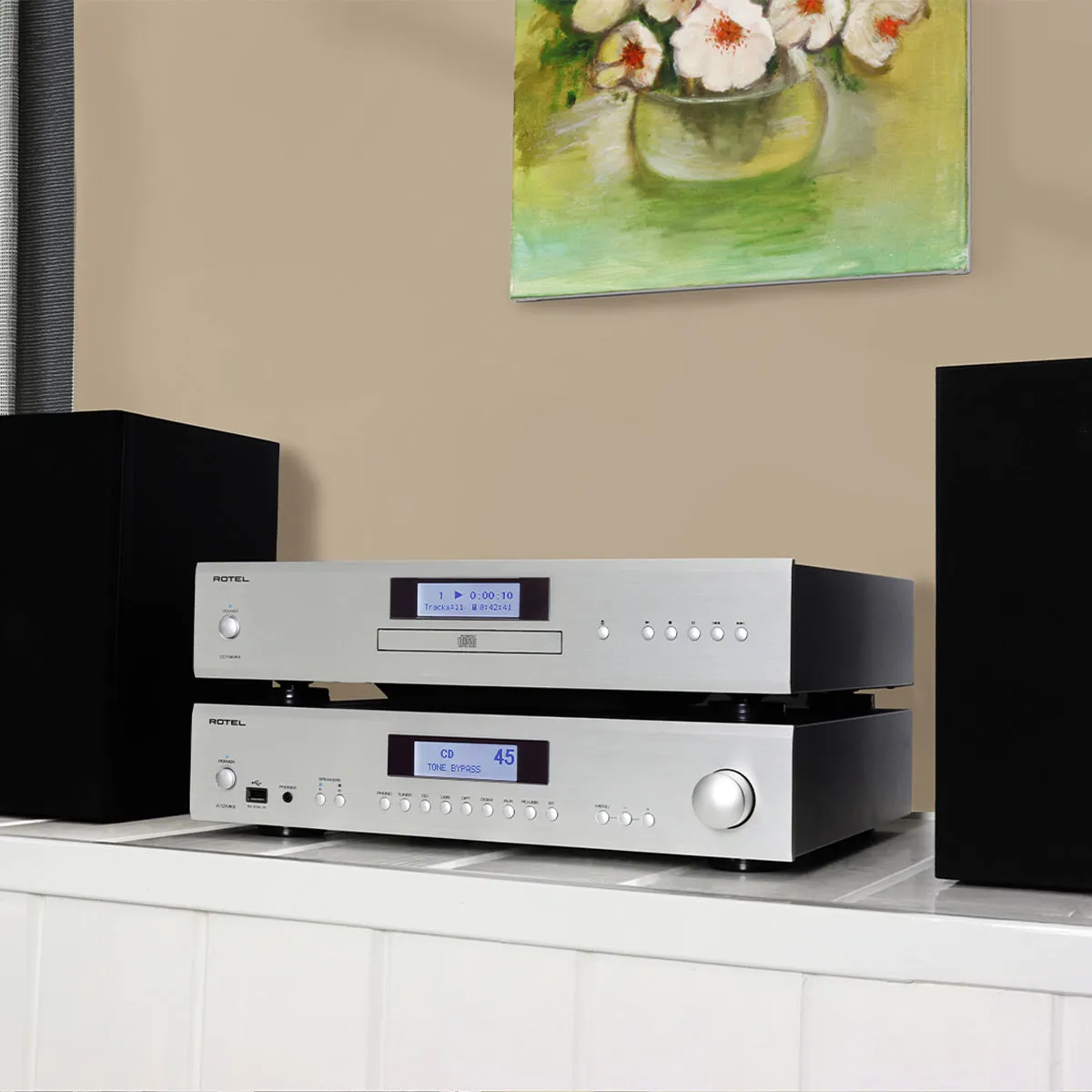 Rotel CD14MKII CD Player & DAC (Silver)