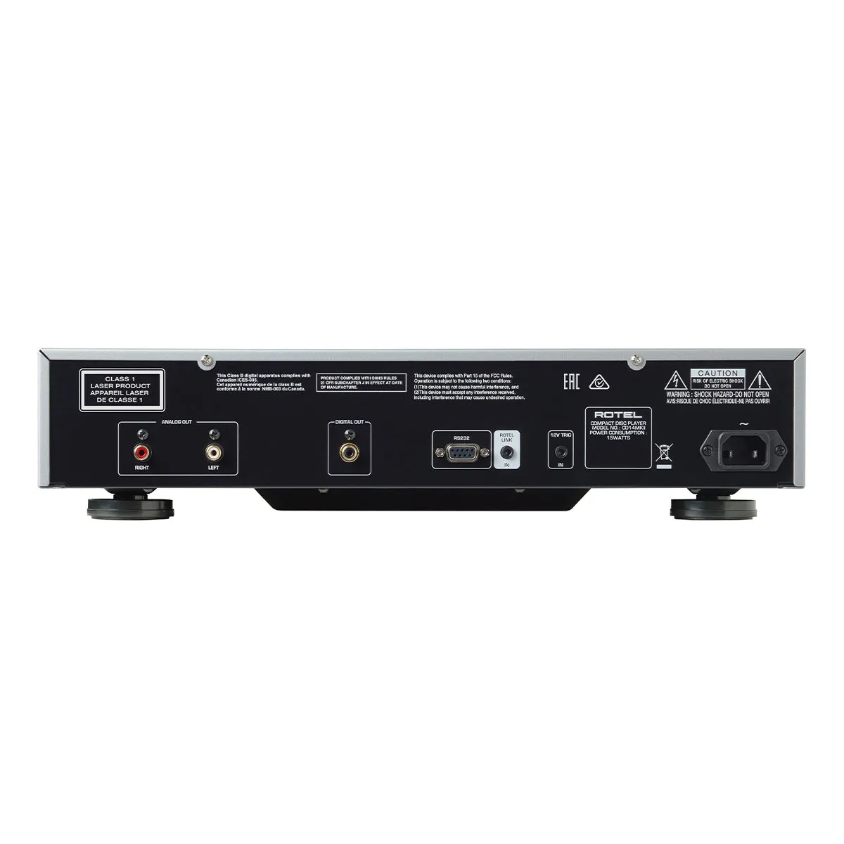Rotel CD14MKII CD Player & DAC (Silver)