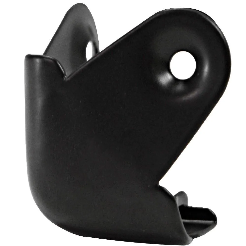 SACR507 - 8 Pack of Universal Black Metal Corners for PA Speakers and Subwoofer Cabinets - 4 Front and 4 Back Corners