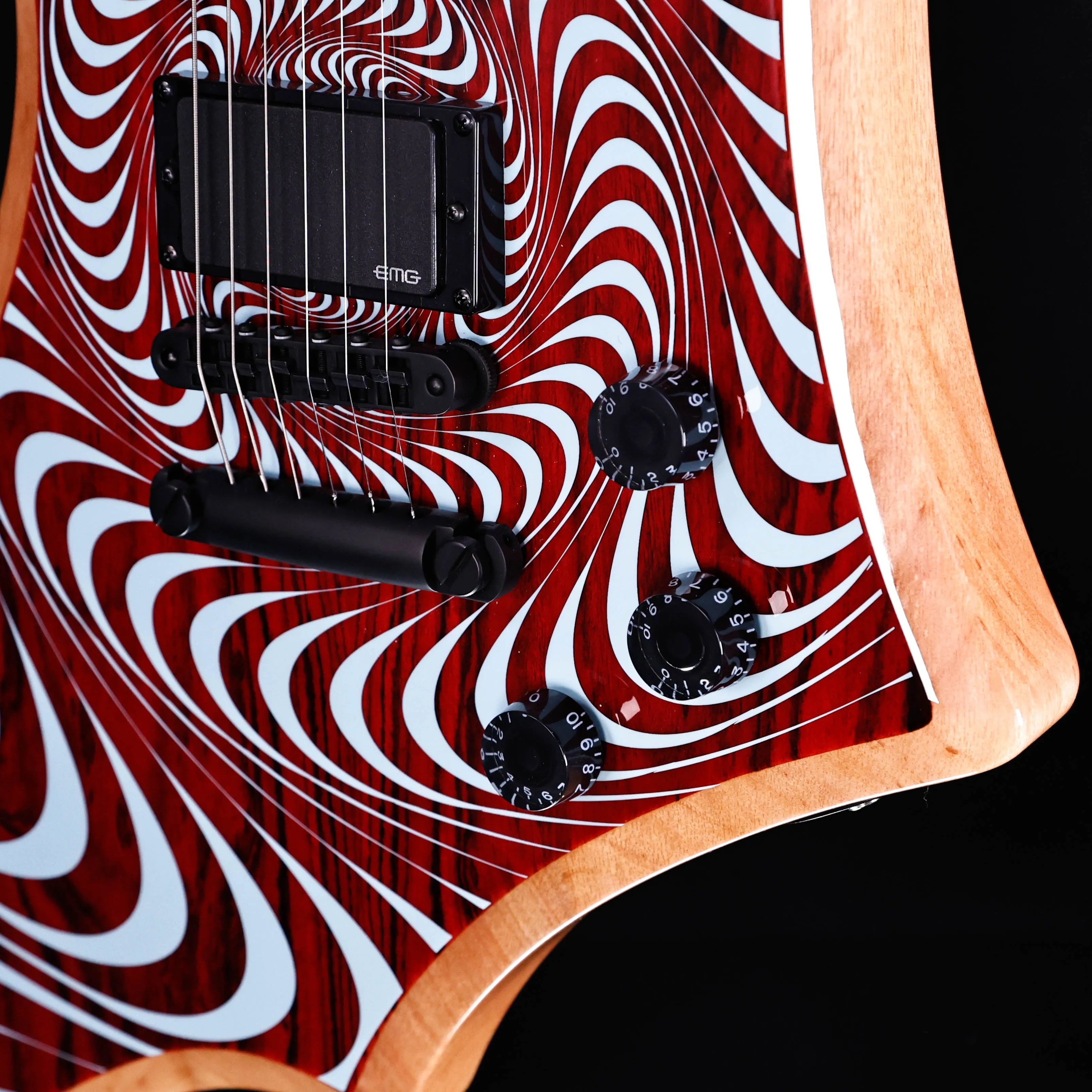 Schecter 4576 Zakk Wylde Audio Goregehn, Cocobolo Psychic Bullseye 8lbs 1.1oz