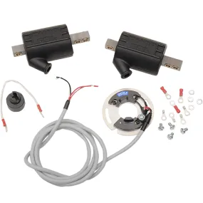 Single Fire Ignition and Coil Kit - 1971-2003 Harley-Davidson XL 1970-99 Big Twins