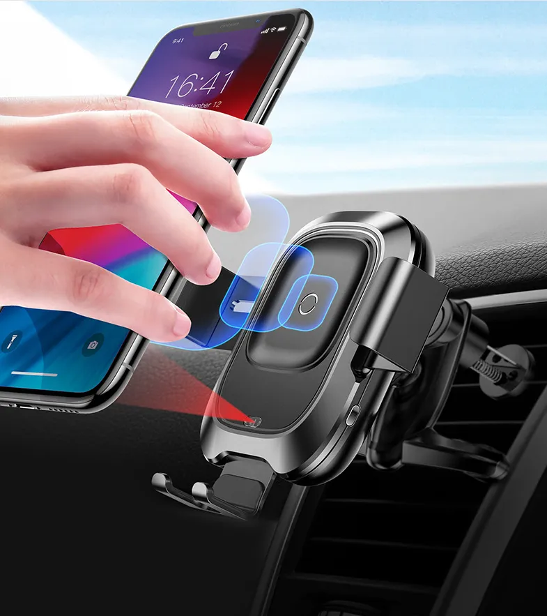 Smart car bracket wireless charging air outlet mobile navigation