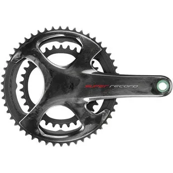Super Record Bicycle Crankset - 175mm, 12-Speed, 53/39t, 112/146 Asymmetric BCD, Campagnolo Ultra-Torque Spindle Interface, Carbon
