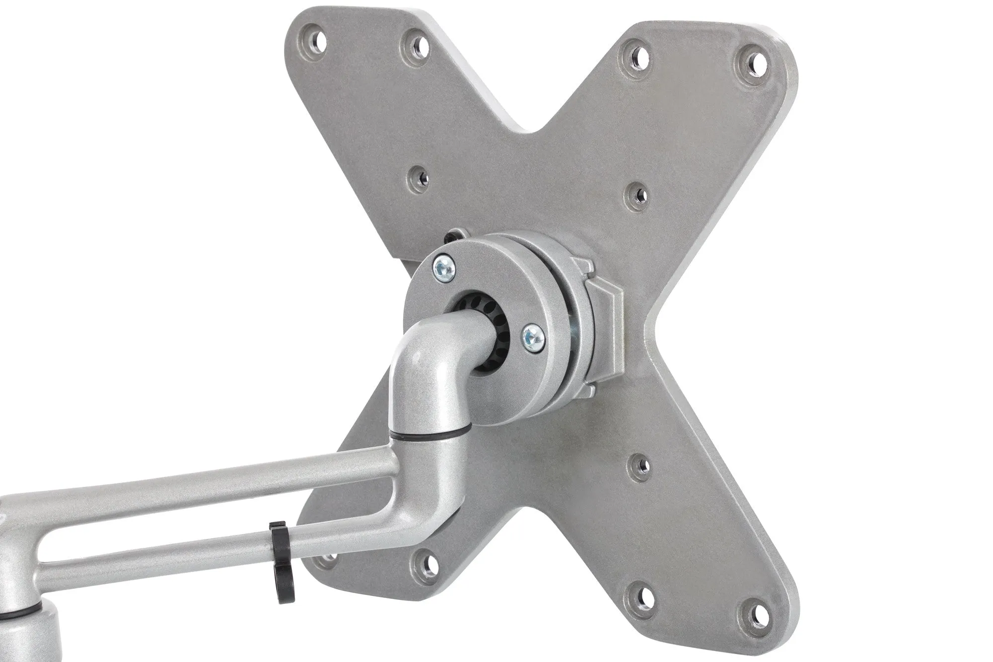 Swing Arm TV Wall Bracket 23" 24" 28" 32" 37" 40" 42" 43" Tilt 15° VESA Max 200x200 Silver