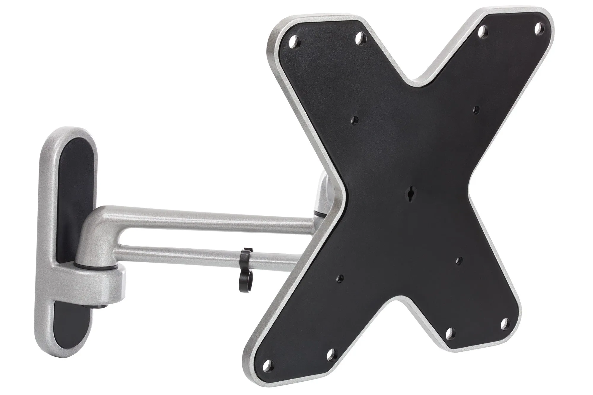 Swing Arm TV Wall Bracket 23" 24" 28" 32" 37" 40" 42" 43" Tilt 15° VESA Max 200x200 Silver