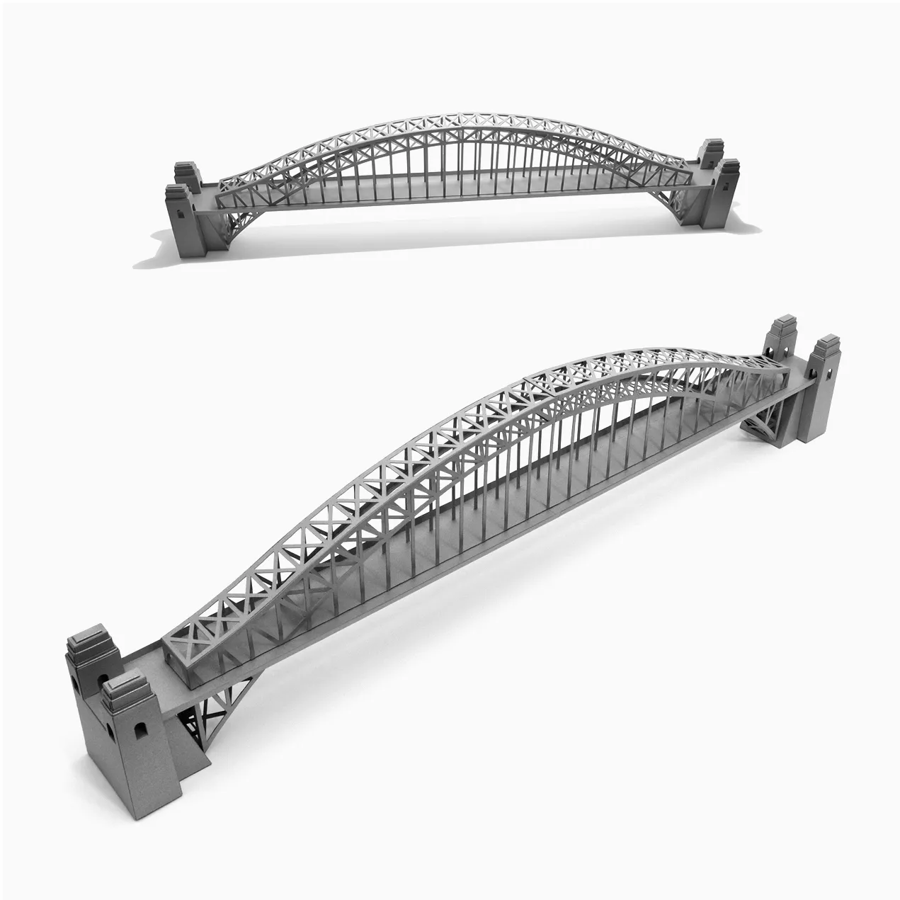 Sydney Harbour Bridge Assembled Model