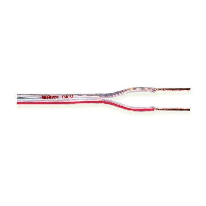 Tasker TSK63-5 Cable Speaker 2X1.00MM FFC Transparent 5M