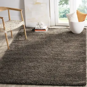 Taupe Thick Shaggy Rug - California