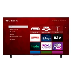 TCL 75" 4K HDR LED Smart Roku TV - (NEW)