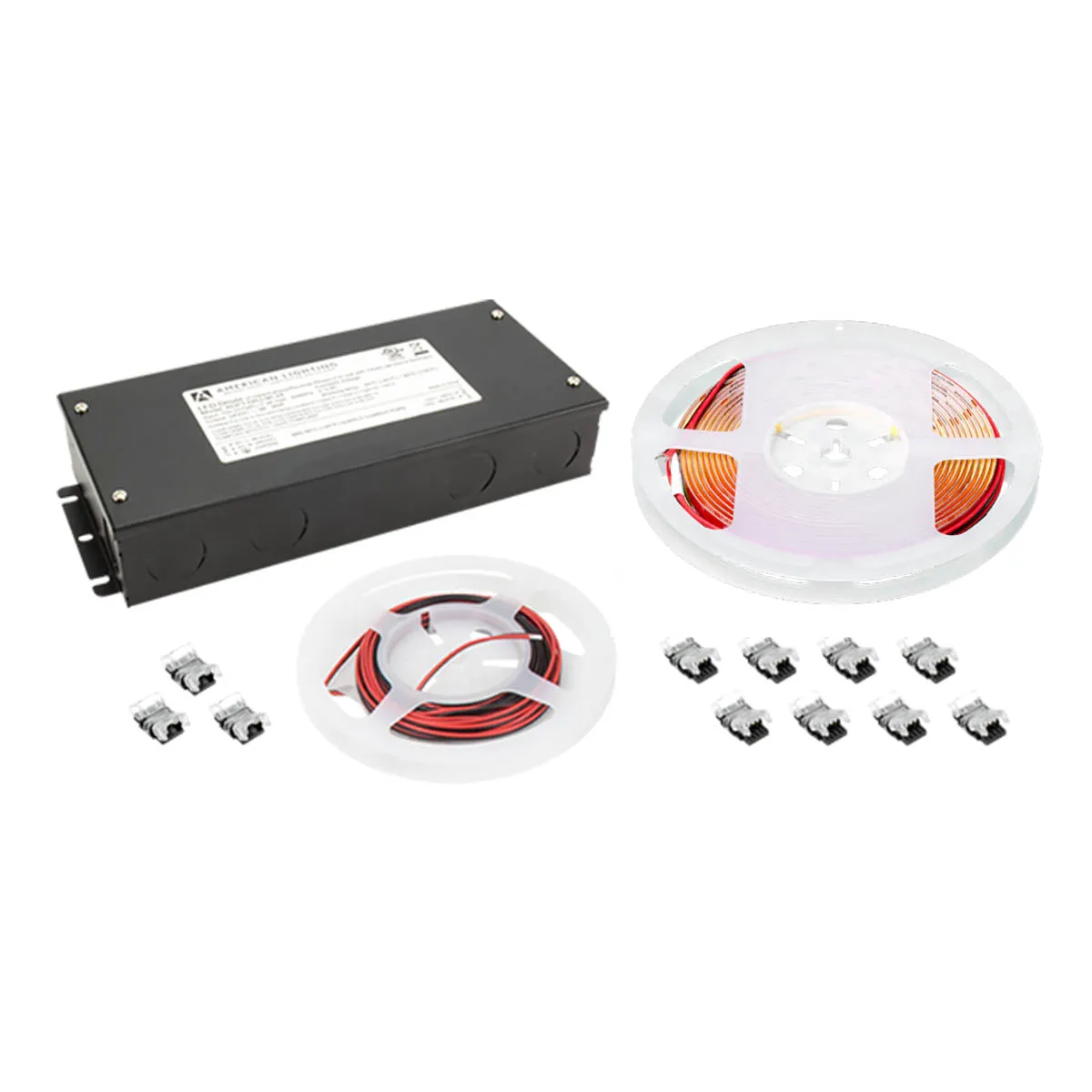 Trulux High Output COB LED Strip Light PRO Kit, 16.4Ft Reel, 4000K, 460 Lumens per Ft, 24V