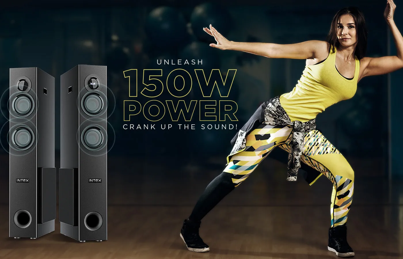 TW 13503 FMUB 150W 2.0 Tower Speaker