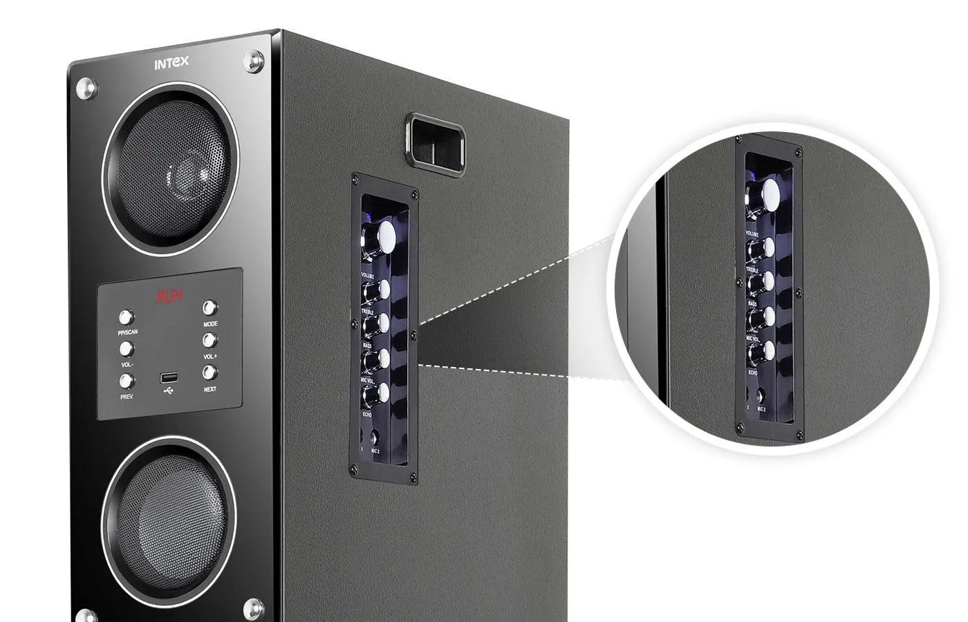 TW 16000 FMUB 160W 2.0 Tower Speaker