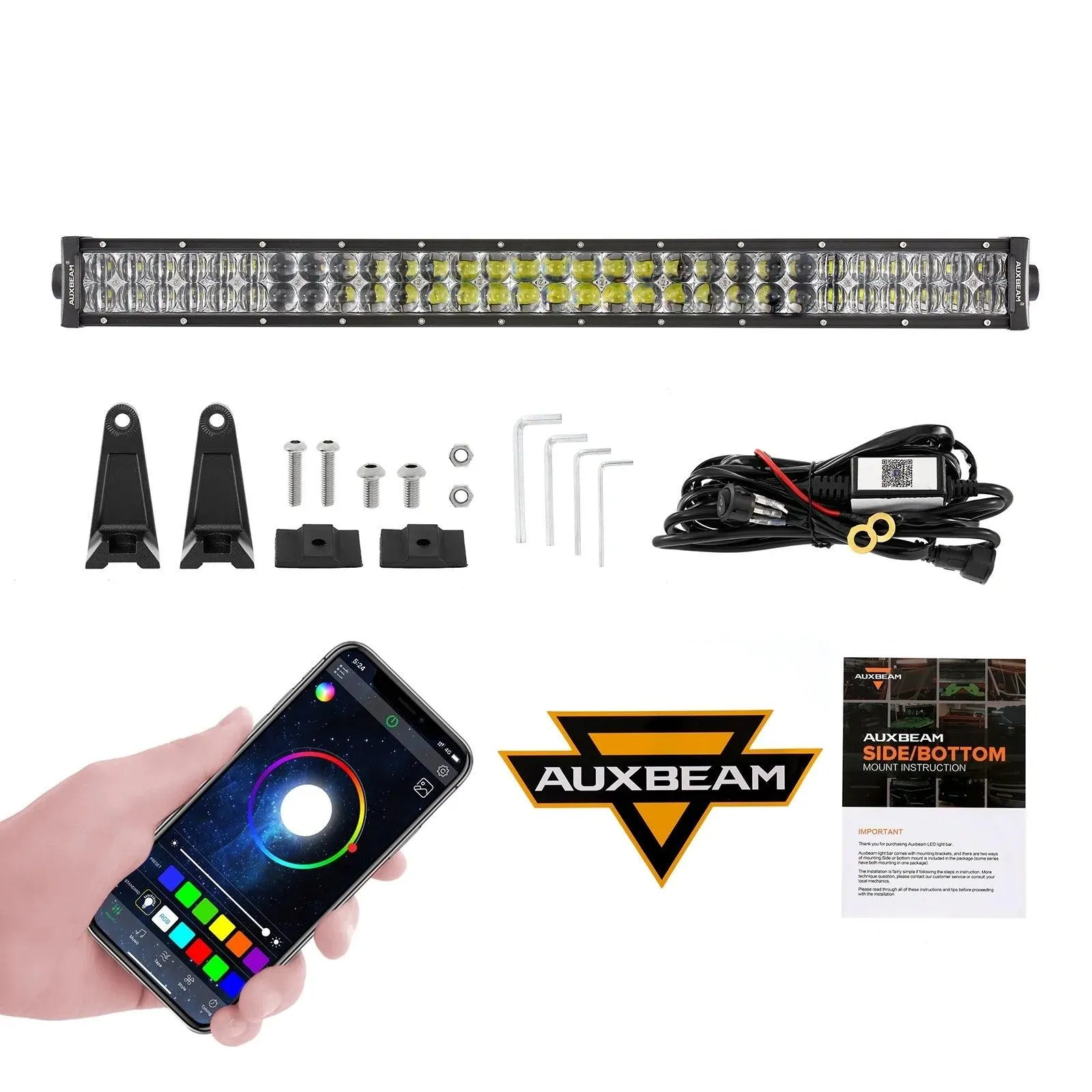 V-PRO SERIES RGBW OFF ROAD LED LIGHT BARS