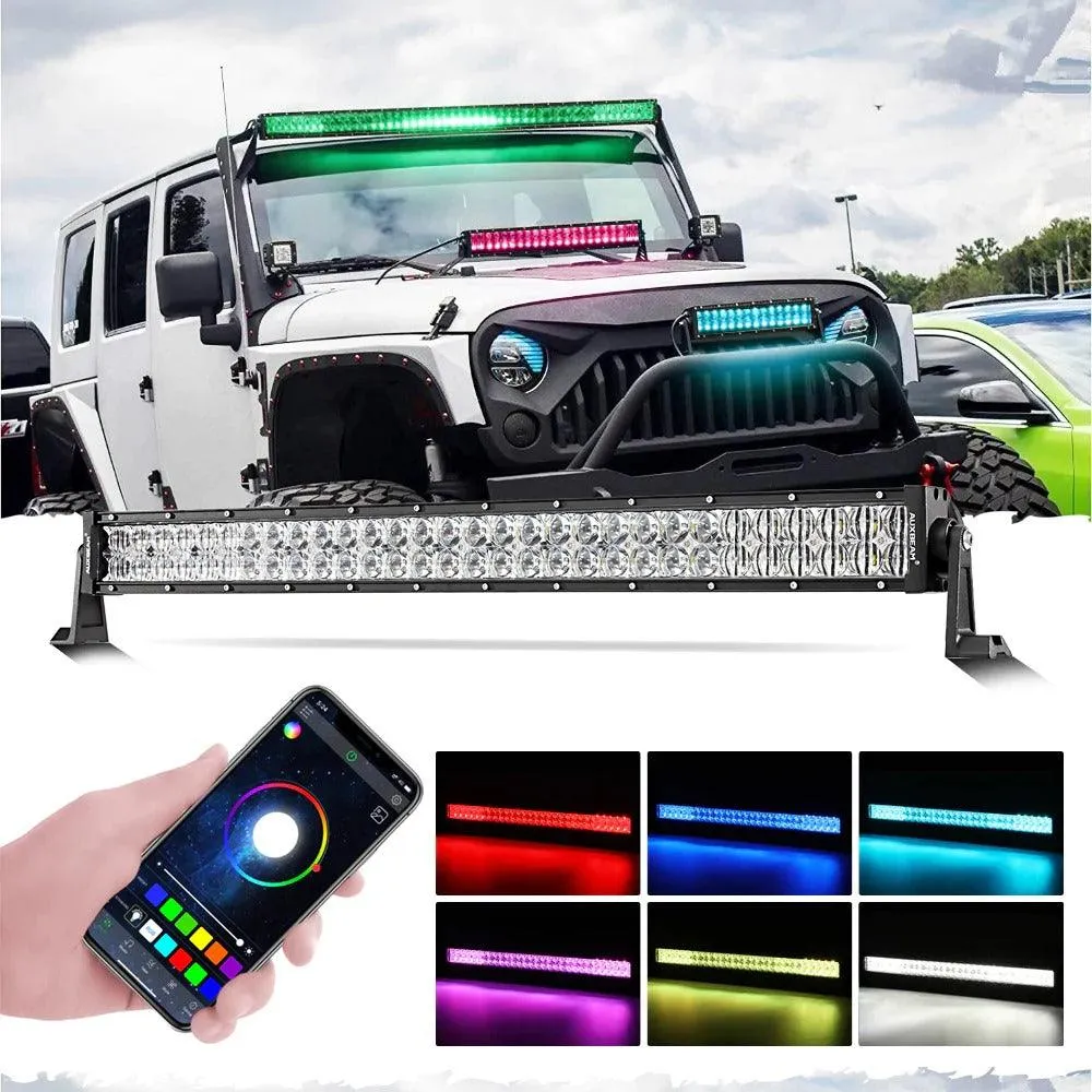 V-PRO SERIES RGBW OFF ROAD LED LIGHT BARS