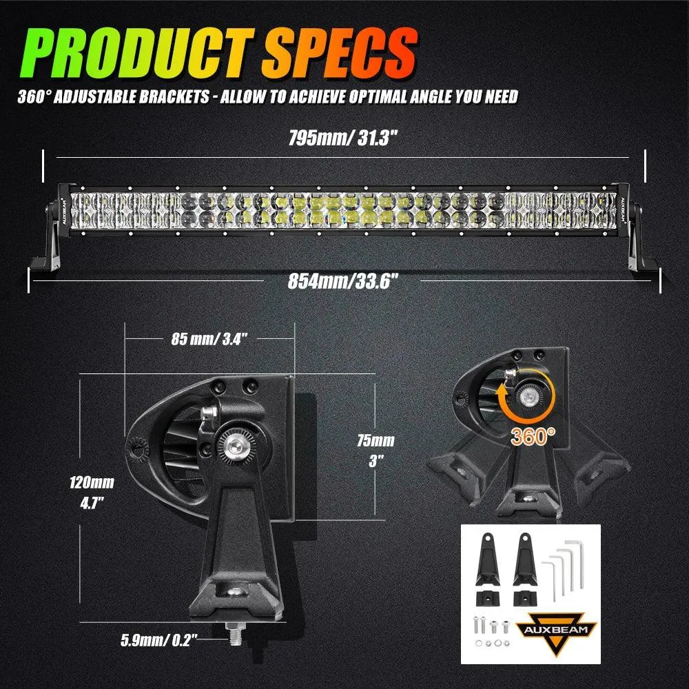V-PRO SERIES RGBW OFF ROAD LED LIGHT BARS