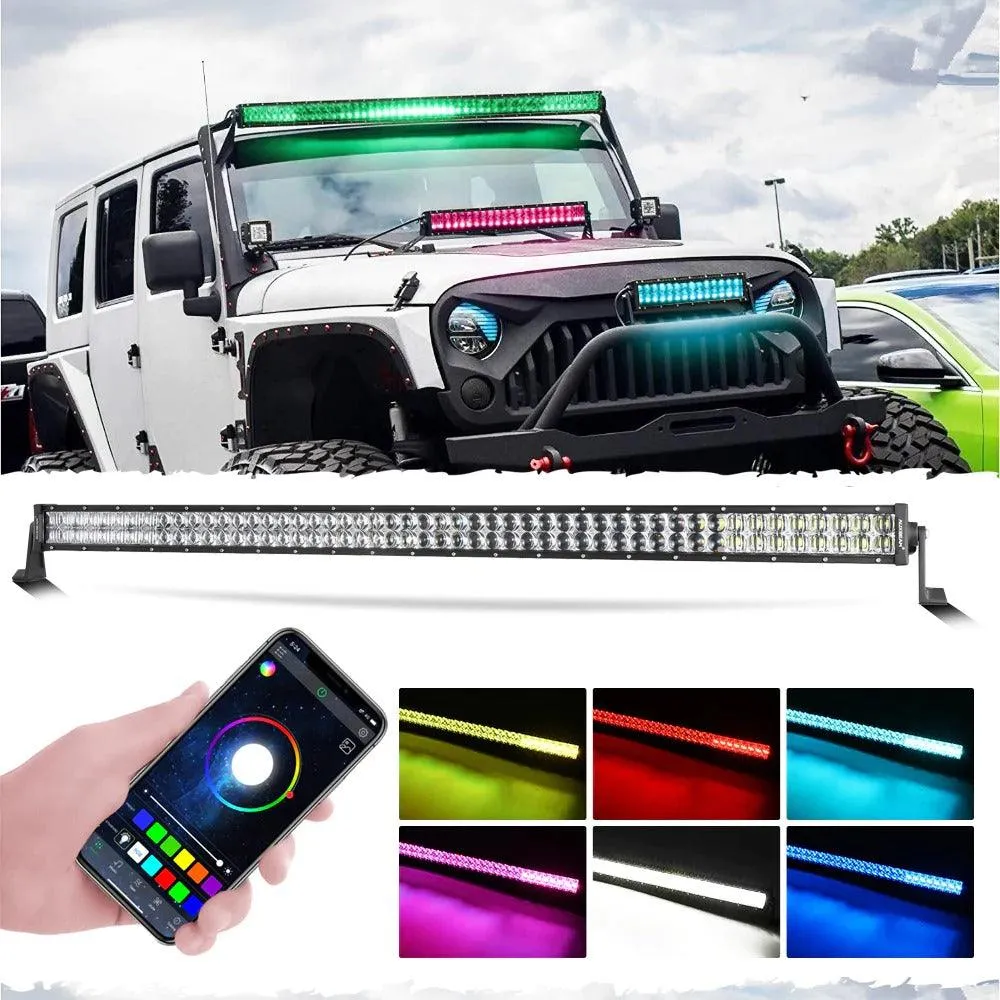 V-PRO SERIES RGBW OFF ROAD LED LIGHT BARS