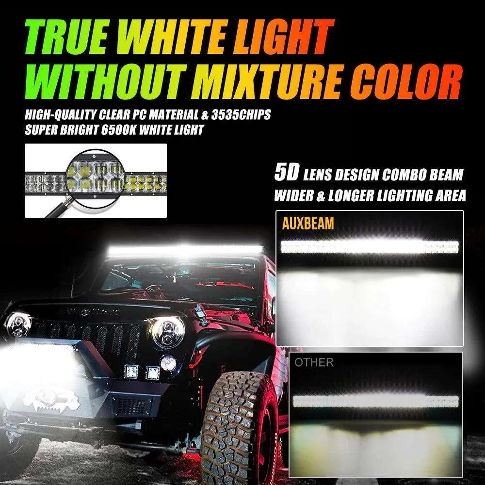 V-PRO SERIES RGBW OFF ROAD LED LIGHT BARS