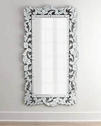 Venetian Design Extra Clear Venetian Mirror VD-785 | 48 X 24 Inches | Mirrors for Living Room | Made in India