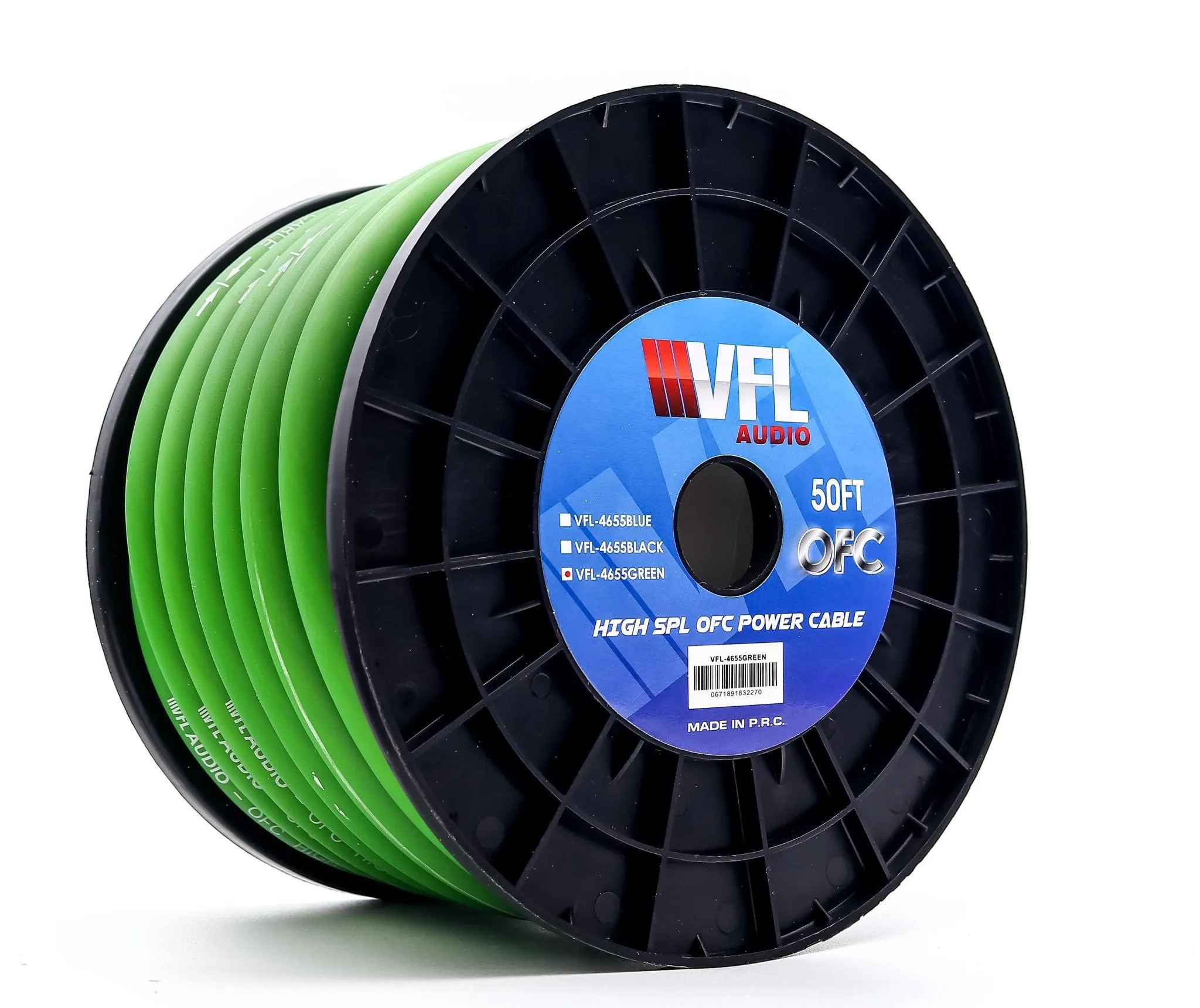 VFL 1/0 Gauge OFC Wire 50ft Roll