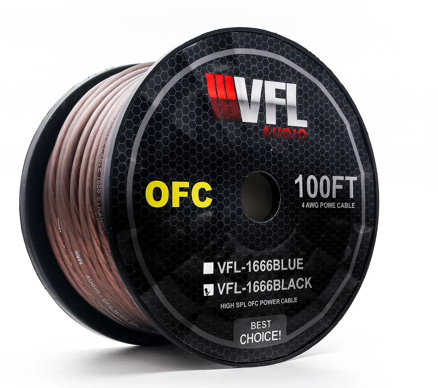 VFL 4 Gauge OFC Wire 100ft Roll