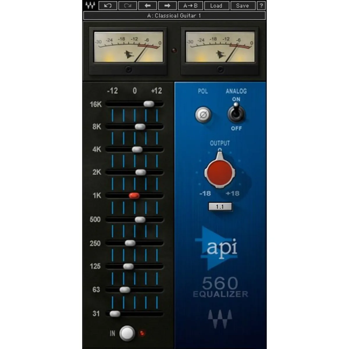 Waves API 560 10-band Equalizer Plug-in