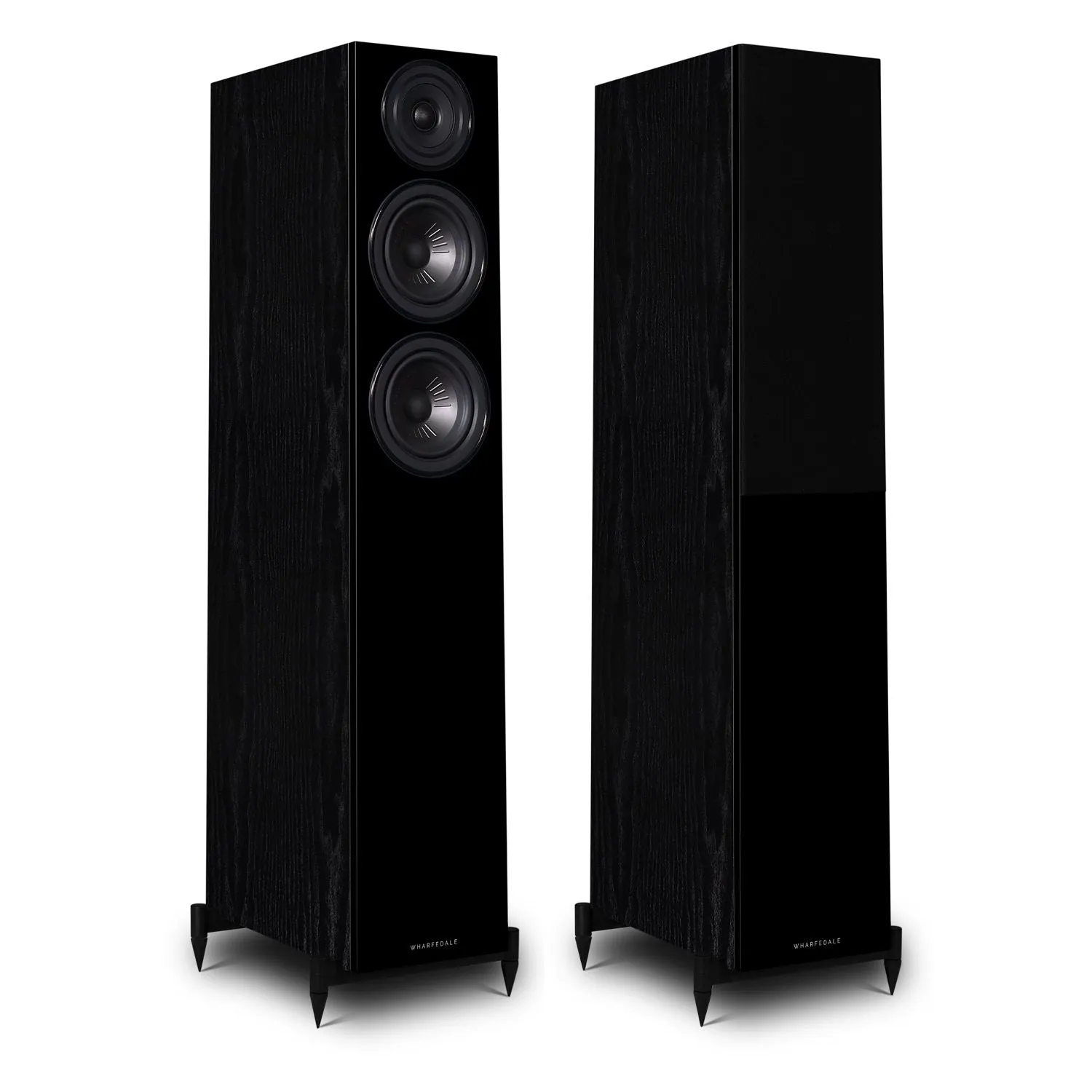 Wharfedale Diamond 12.3 Floor standing Speaker (pair) Oak Black