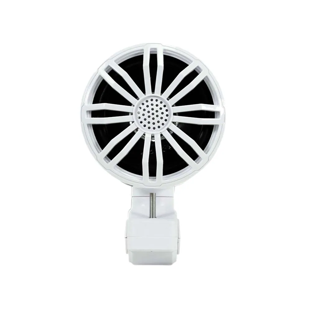 White 3.5" Waterproof Bluetooth Speakers for Powersports, Watercrafts, ATV Vehicles, Motorcycles, Golf Carts