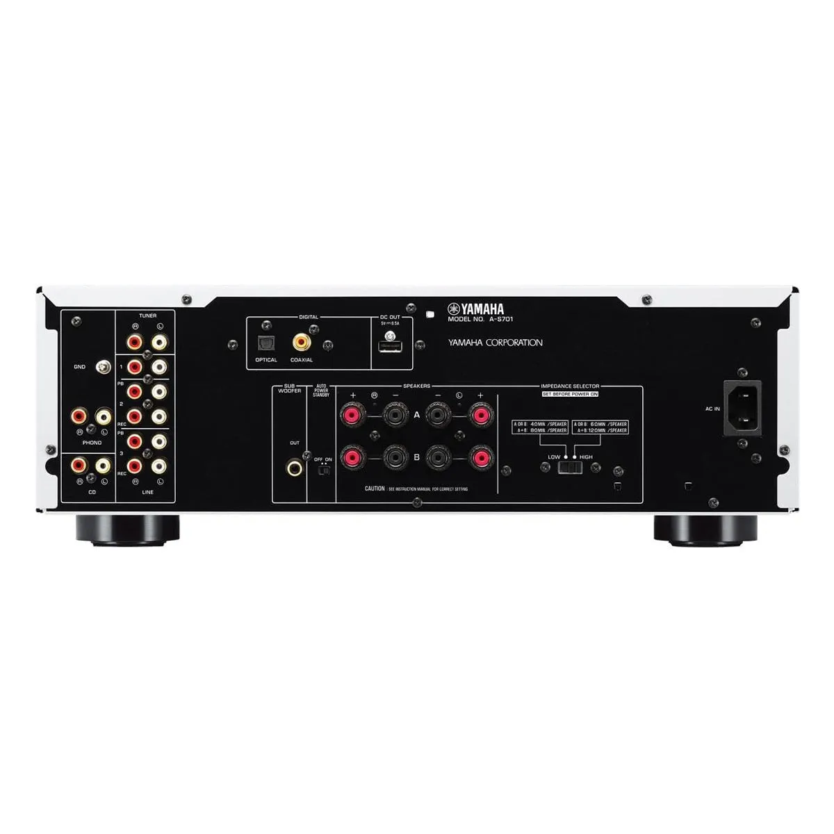 Yamaha A-S701SL Integrated Amplifier (Silver)