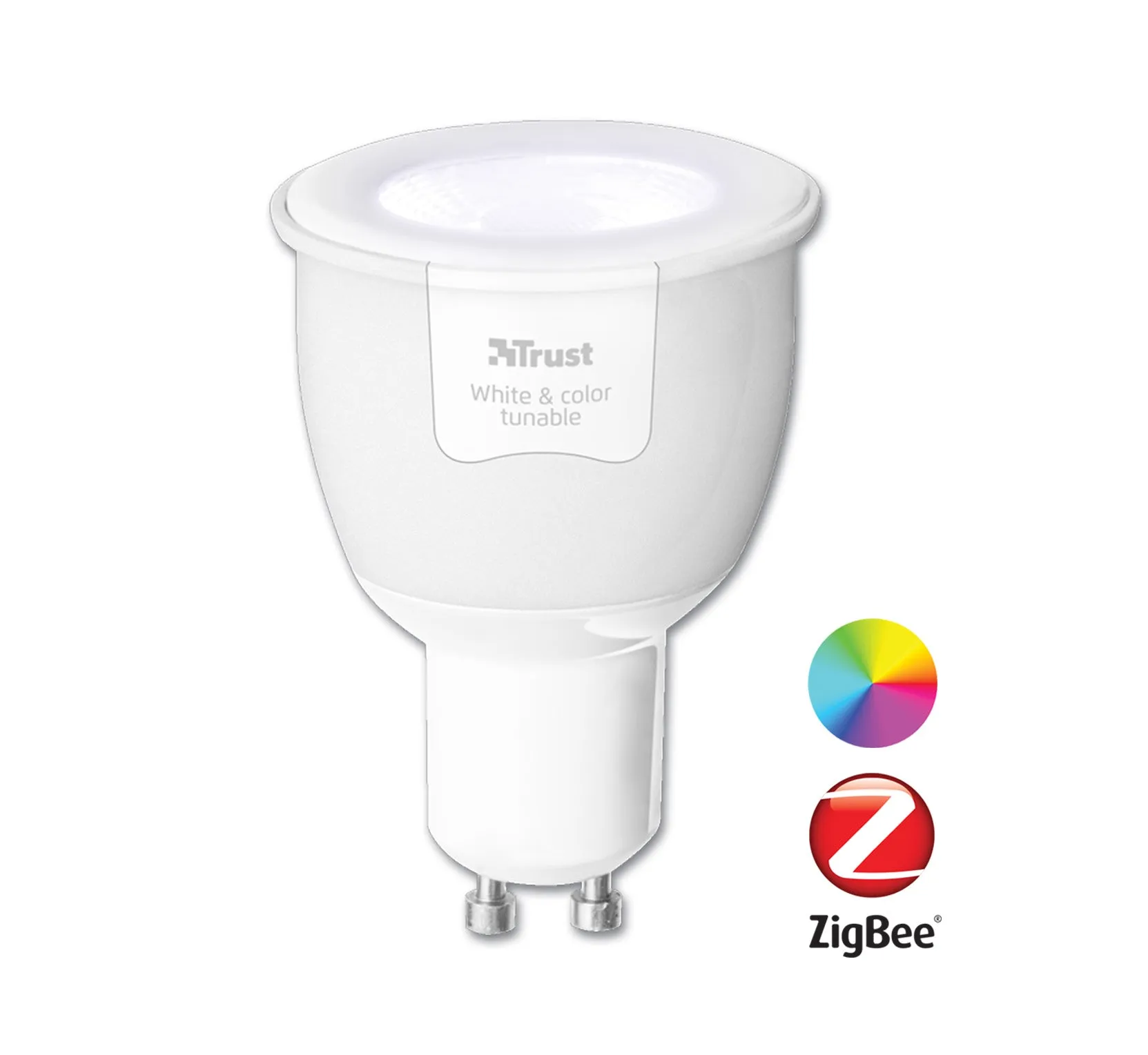 Zigbee RGB Multicoloured LED Downlight (GU10), ZLED-RGBG6, Trust Smart Home