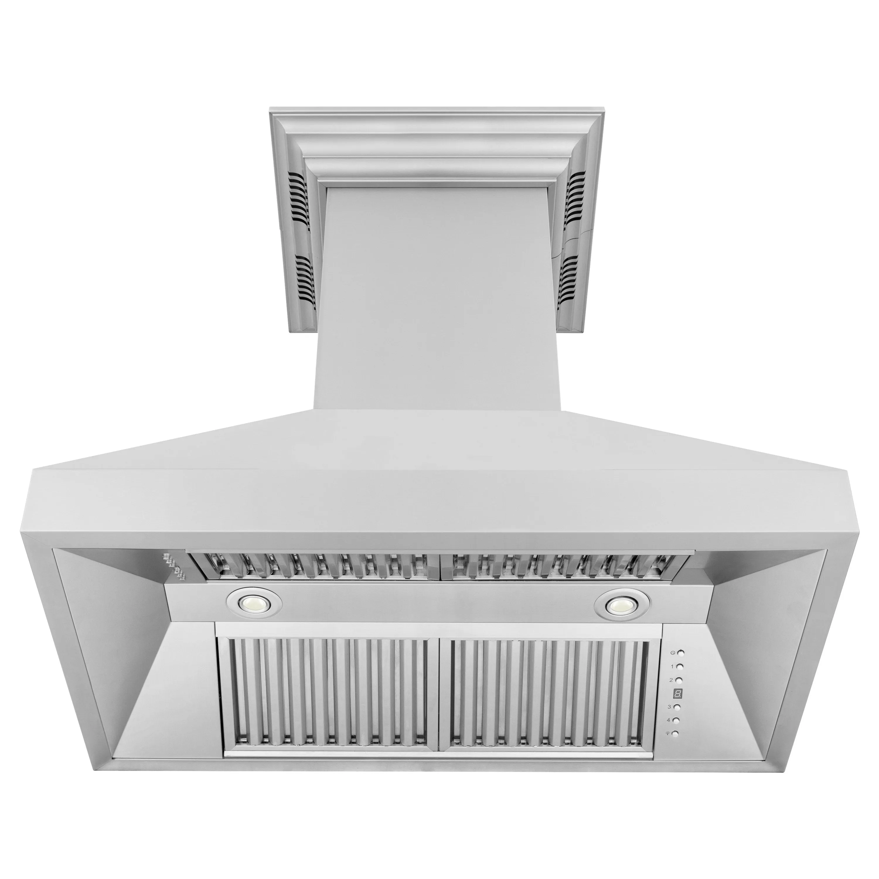 ZLINE Professional Wall Mount Range Hood in Stainless Steel with Built-in CrownSound™ Bluetooth Speakers (597iCRN-BT)