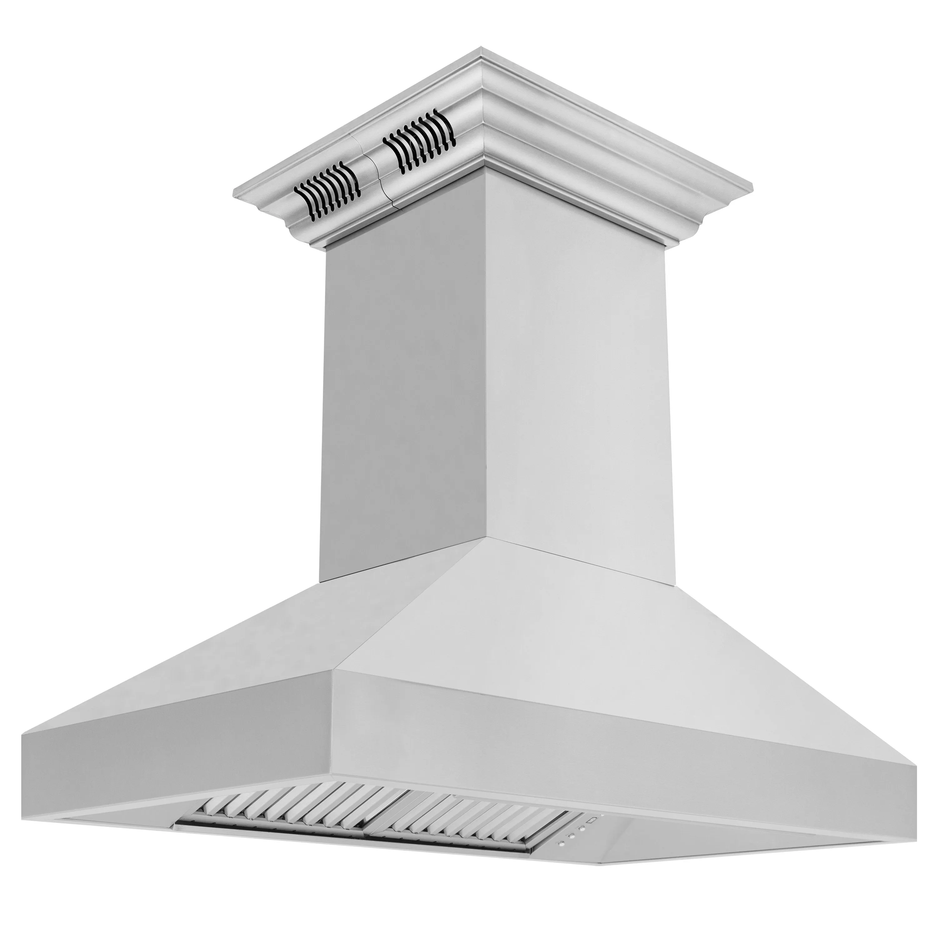 ZLINE Professional Wall Mount Range Hood in Stainless Steel with Built-in CrownSound™ Bluetooth Speakers (597iCRN-BT)