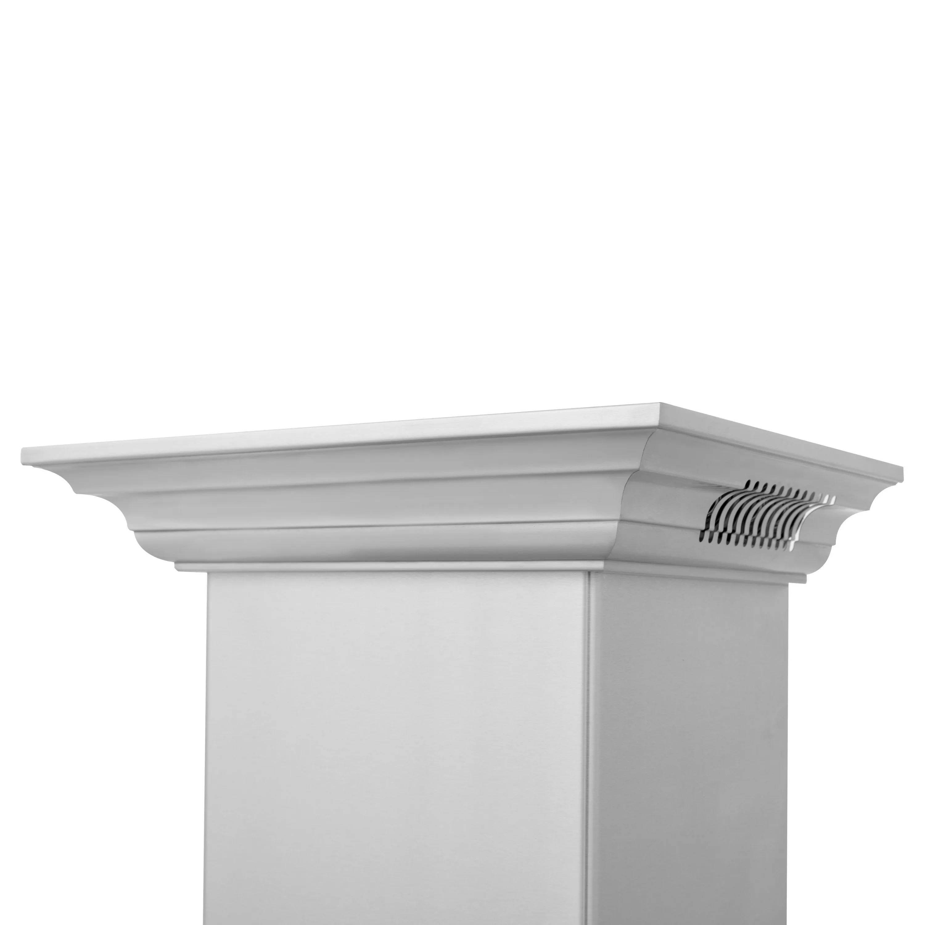 ZLINE Wall Mount Range Hood in Stainless Steel with Built-in CrownSound® Bluetooth Speakers (KNCRN-BT)