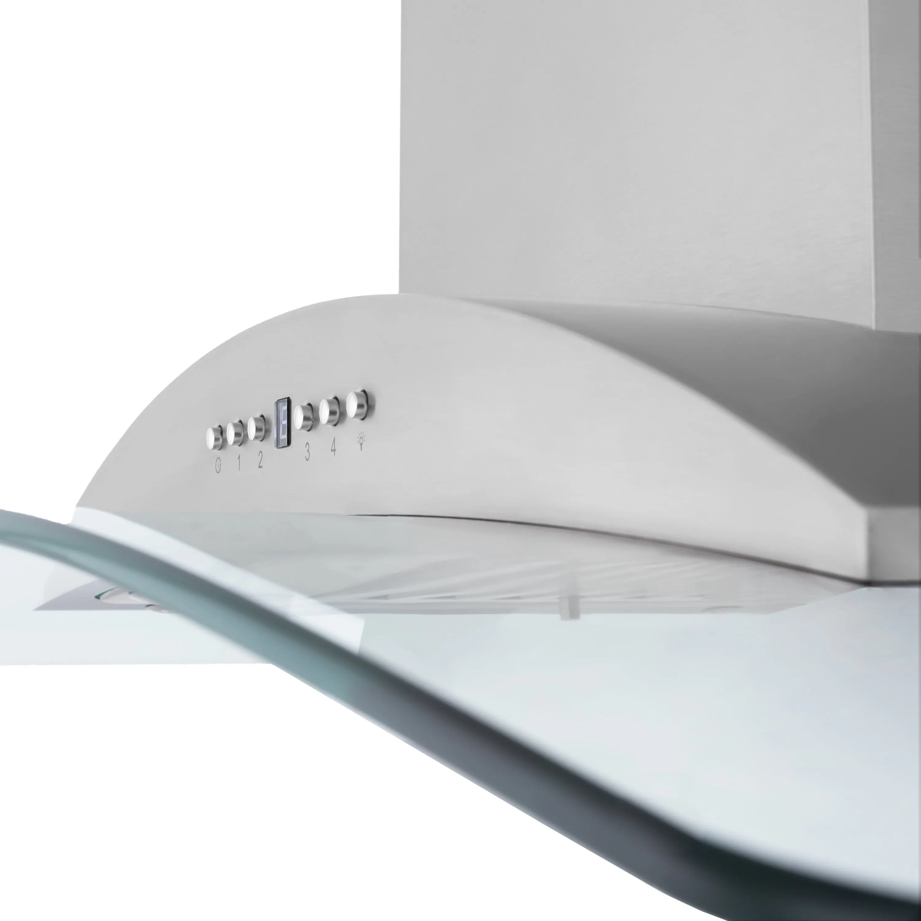 ZLINE Wall Mount Range Hood in Stainless Steel with Built-in CrownSound® Bluetooth Speakers (KNCRN-BT)